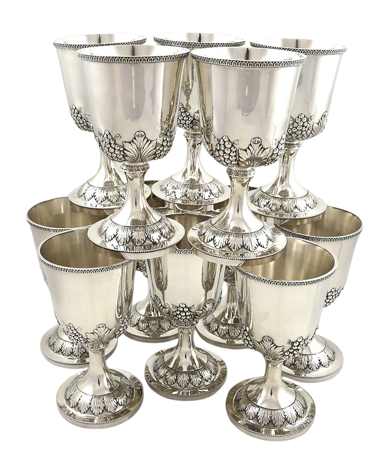 goblets transparent